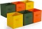Sorbus 6 Pack 11 Inch Foldable Storage Cubes with Handles- for Organizing Home, Shelves, Nursery, Playroom, Closet and More